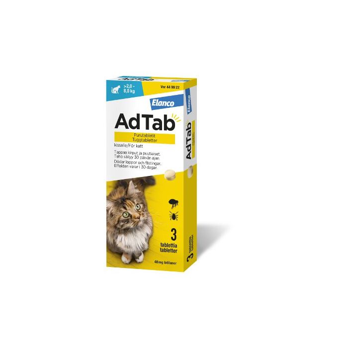 1000029664_ADTAB_48_mg_vet_purutabl_kissoille_yli_2_8_kg_3_fol_pakkauskuva_Pakkauskuva24770_jpg