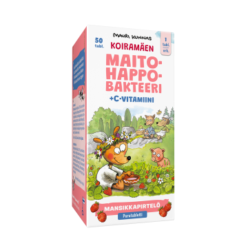 Koiramäen Maitohappobakteeri + C-vitamiini 50 tabl