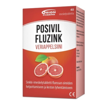 POSIVIL FLUZINK VERIAPPELSIINI IMESKELYTABLETTI 40 TABL