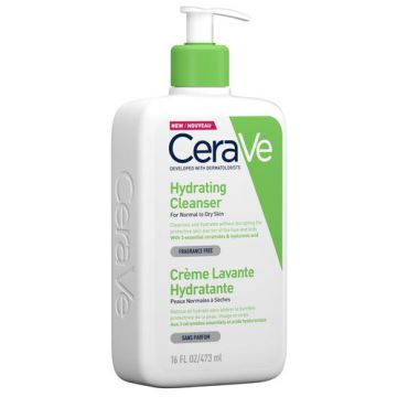 CeraVe Hydrating Cleanser, pumppu 473 ml