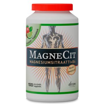 MagneCit Mansikka-Lime 100 purutabl