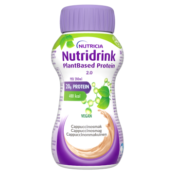 Nutridrink Plantbased protein 2.0 cappuccino 4x200 ml