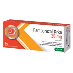 PANTOPRAZOL KRKA enterotabletti 20 mg 14 fol