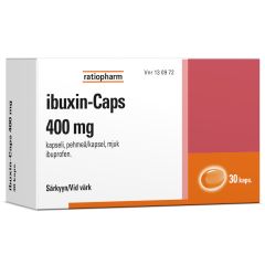 IBUXIN-CAPS kapseli, pehmeä 400 mg 30 fol