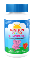 Minisun Kalsium+D-vitamiini Pehmofantti jr. 60 kpl
