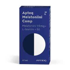 Apteq Melatoniini Comp 1,9 mg 60 tablettia