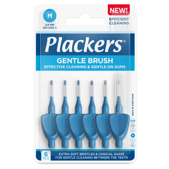 1000018208_Plackers_Gentle_Brush_M_0_6_mm_hammasvaliharja_6_kpl_pakkauskuva_Pakkauskuva20832_jpg